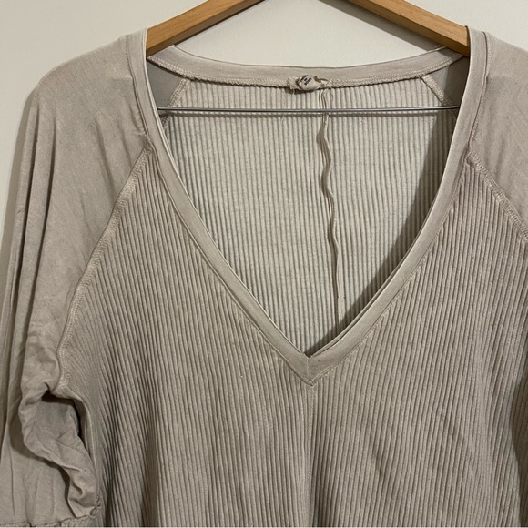 Pol Green Moss Ribbed Long Sleeve Top Tunic xl - Picture 5 of 11